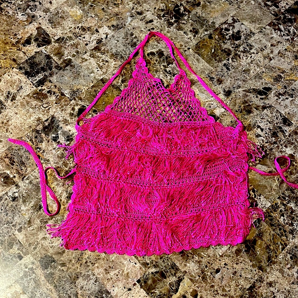 Halter Rayon Knitted BEBE ✨